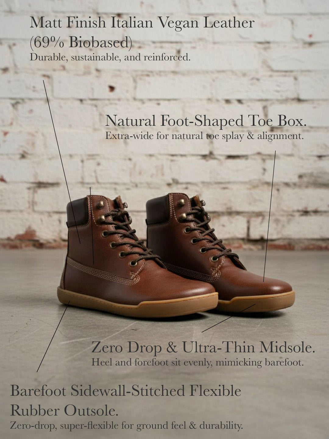 Bottines Vegan Wills Barefoot Dock Boots Femme