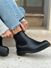 Charger l&#39;image dans la galerie, Bottines noirs vegans pour femme