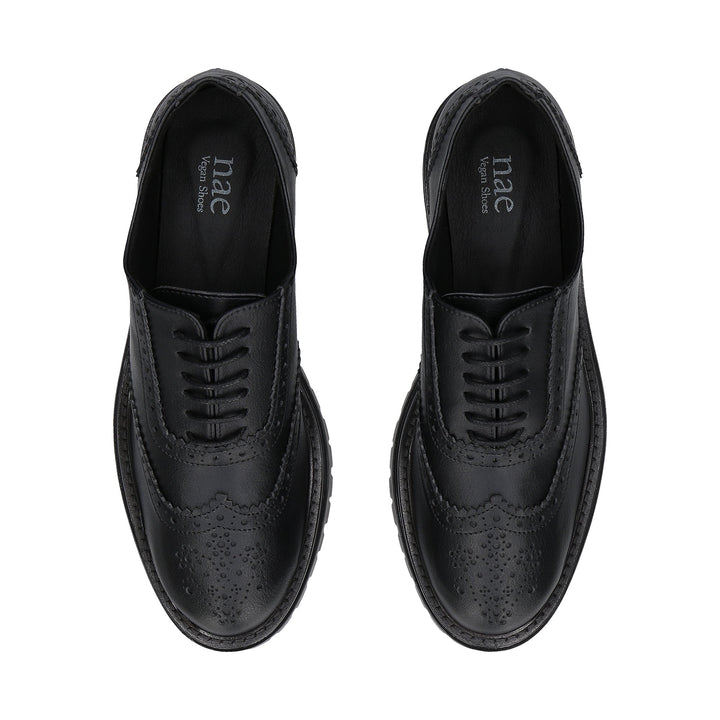 bout aile chaussures vegans femme noires