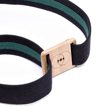 Load image into Gallery viewer, Vegan belt made with recycled cotton and bamboo buckle - VESICA PISCIS FOOTWEAR