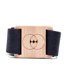 Load image into Gallery viewer, Vegan belt made with recycled cotton and bamboo buckle - VESICA PISCIS FOOTWEAR