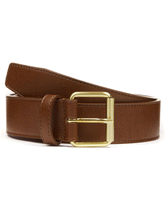 Load image into Gallery viewer, ceinture marron en cuir vegan 