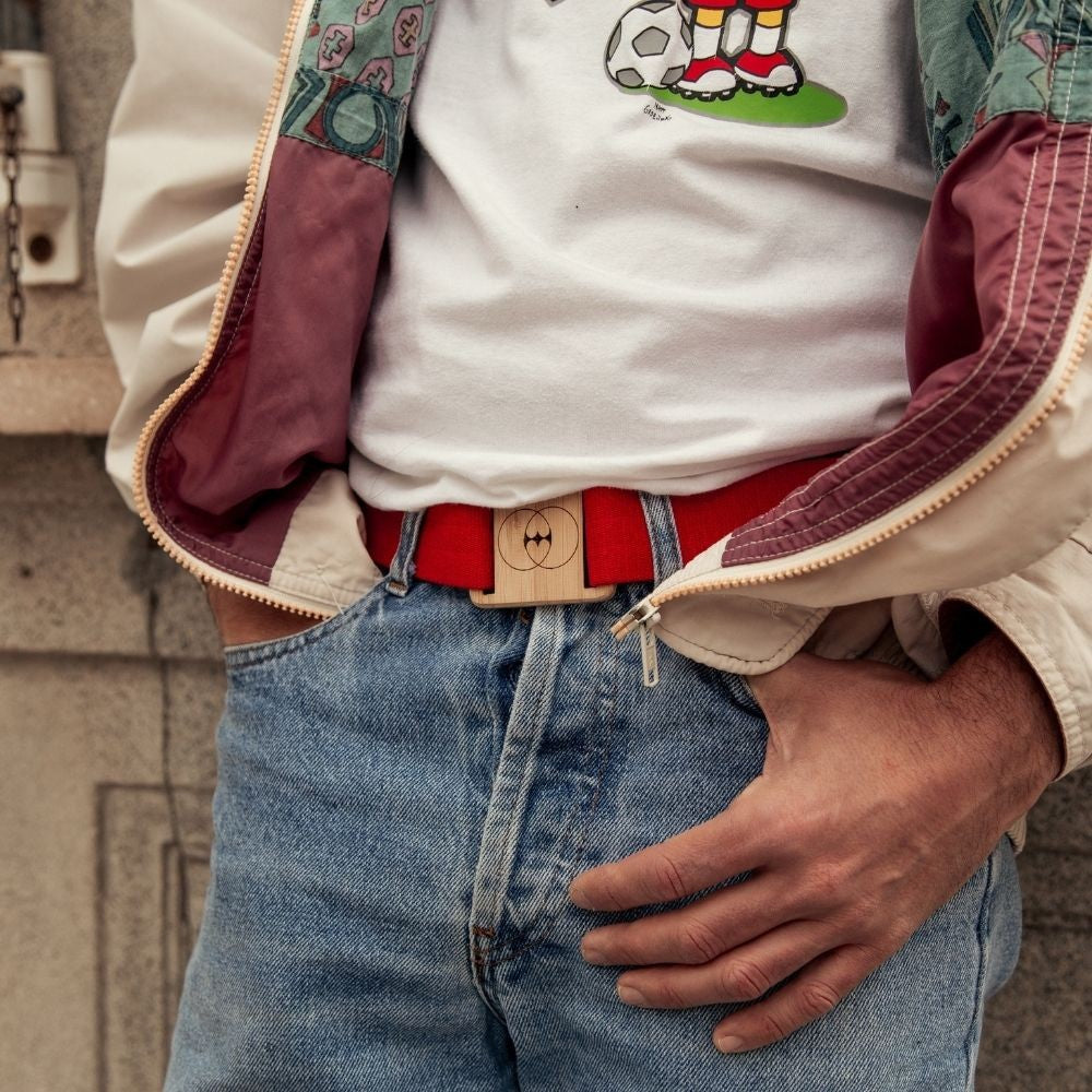 ceinture écologique rouge
