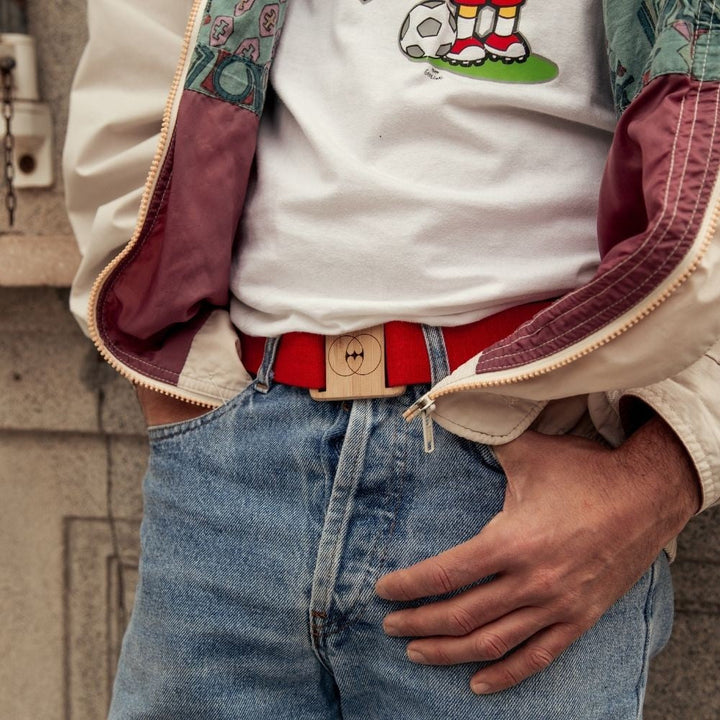 ceinture écologique rouge
