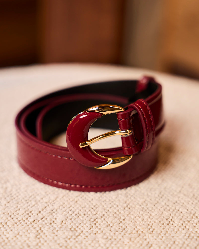 Ceinture femme vegan Luna Grand Cru de la marque Minuit sur Terre