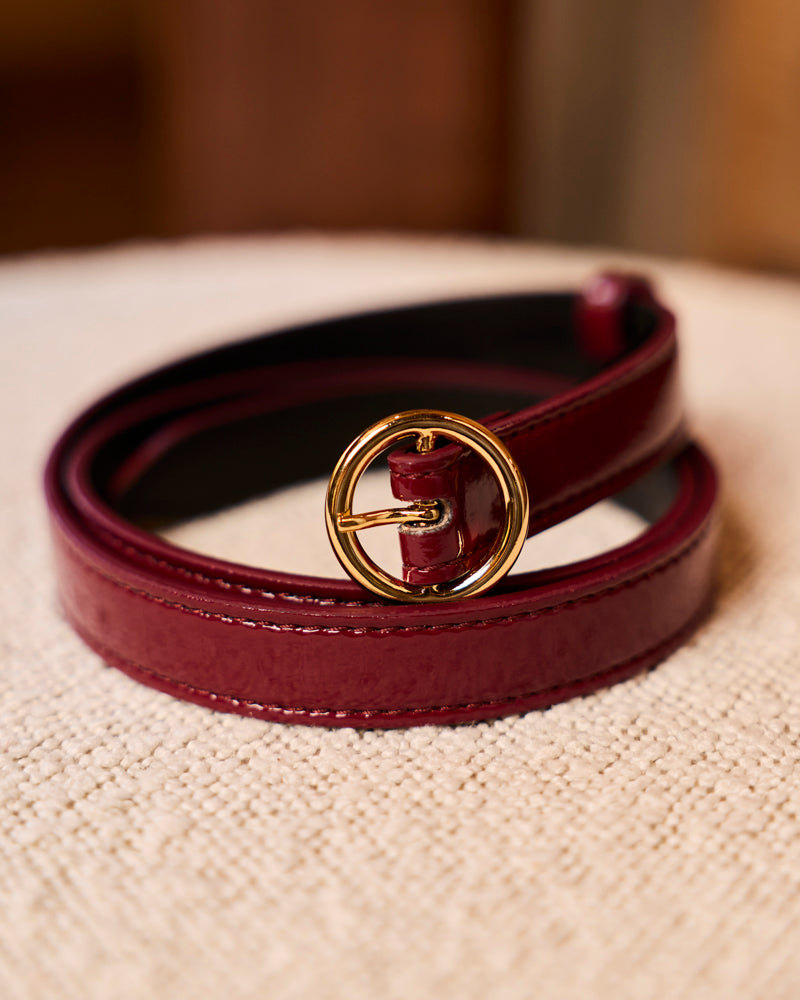 Ceinture femme vegan Rhapsodie Grand Cru de la marque Minuit sur Terre