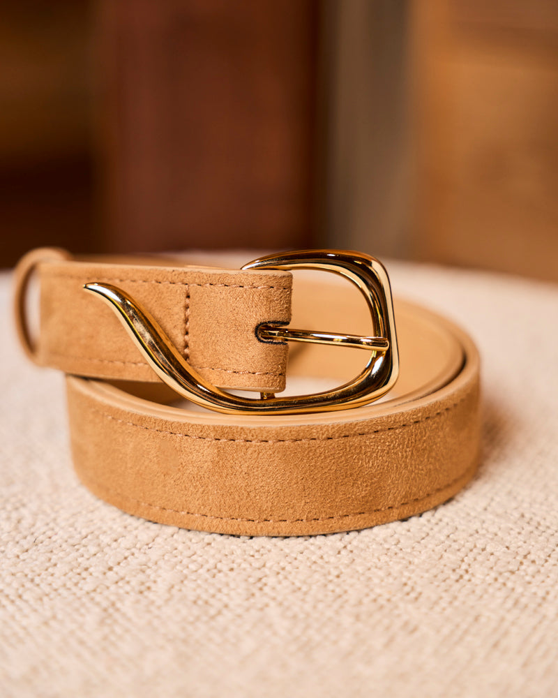 Ceinture femme vegan Virgule Perdiz de la marque Minuit sur Terre