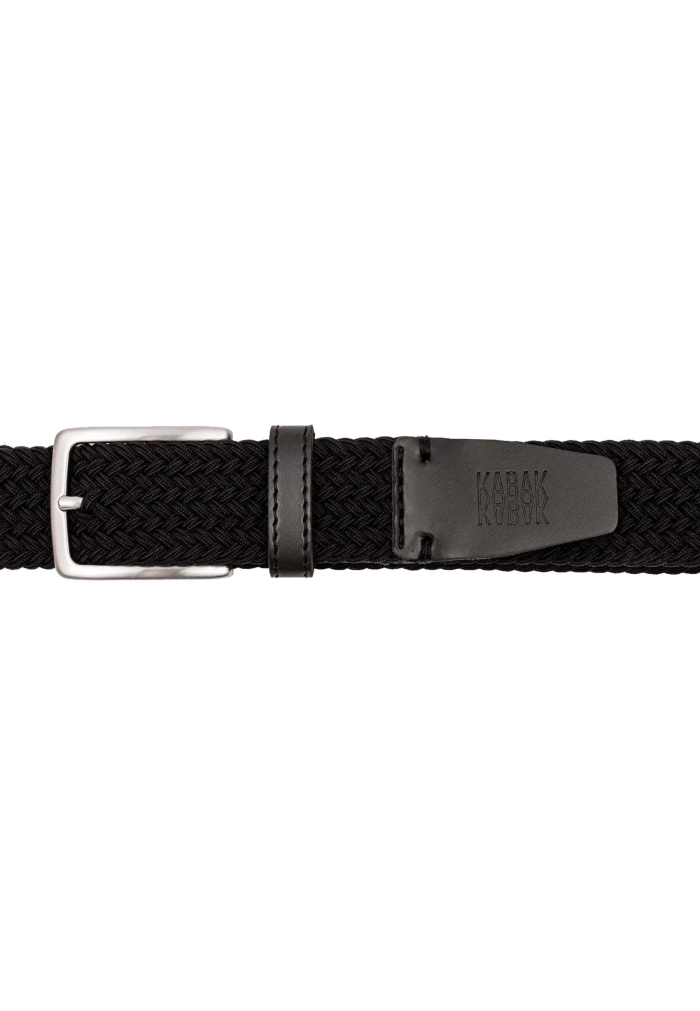 ceinture noire ajustable sans trou