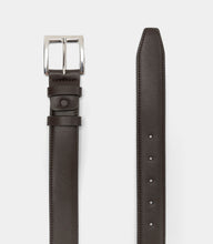 Load image into Gallery viewer, ceinture en cuir vegan marron pour homme