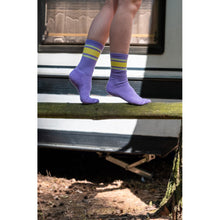 Charger l&#39;image dans la galerie, Chaussettes Sport 80&#39;s - Lilas
