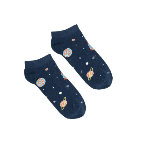 chaussettes basse motifs espace