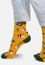 Charger l&#39;image dans la galerie, chaussettes à motifs de pandas en coton bio