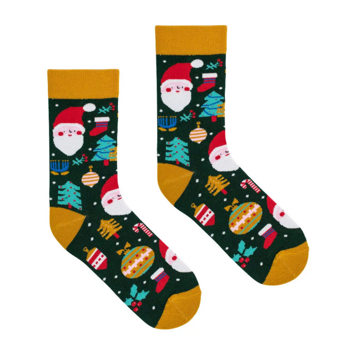 chaussettes fantaisie avec motifs de noel