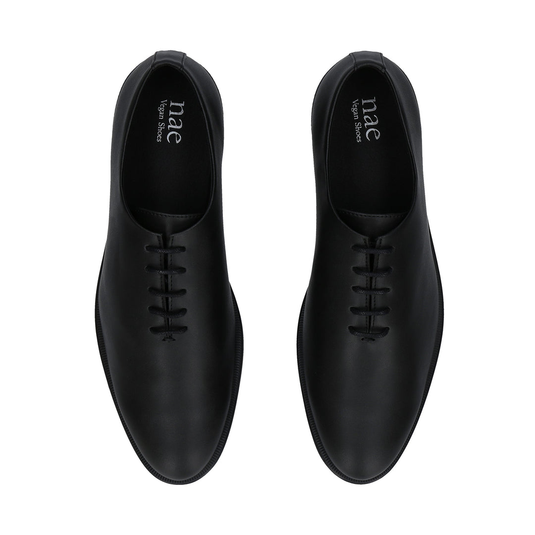chaussures chics pour homme en cuir vegan noir