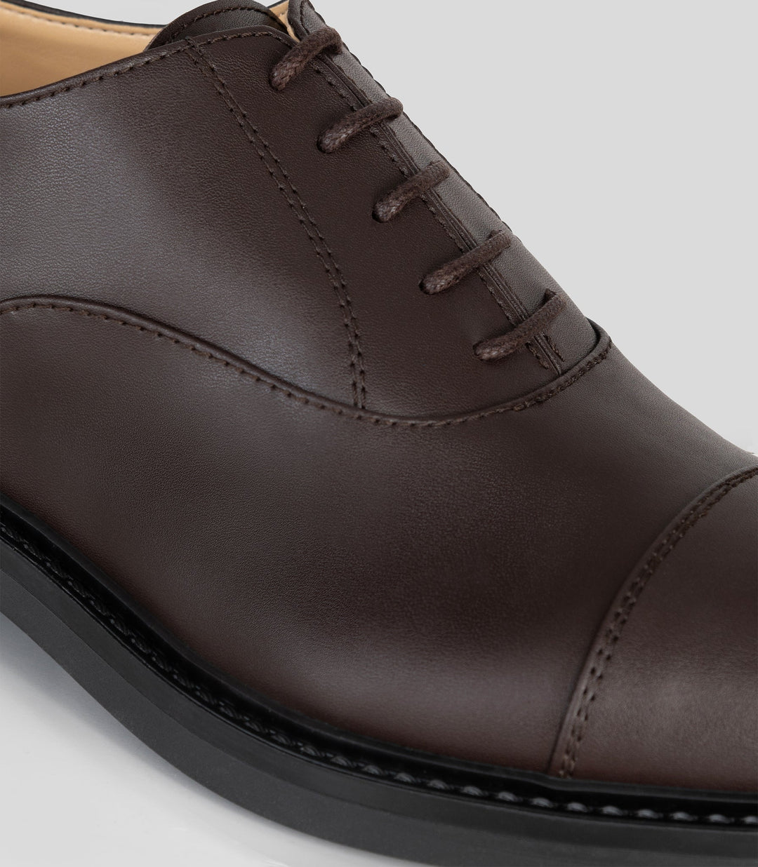 chaussures oxford marron