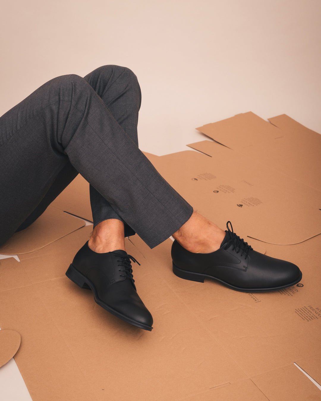 chaussures vegan noire chiques pour homme
