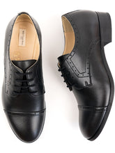 Charger l&#39;image dans la galerie, chaussures derbies vegan noires