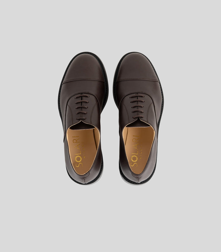 chaussures oxford marron