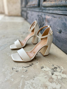 chaussures à talons blanche pour mariage vegan