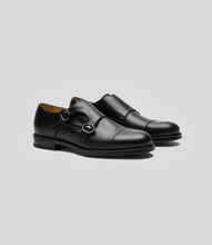 Load image into Gallery viewer, vegan monk strap black