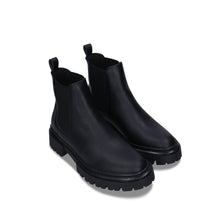 Load image into Gallery viewer, chelsea boots noires avec semelles épaisses crantées Chunky