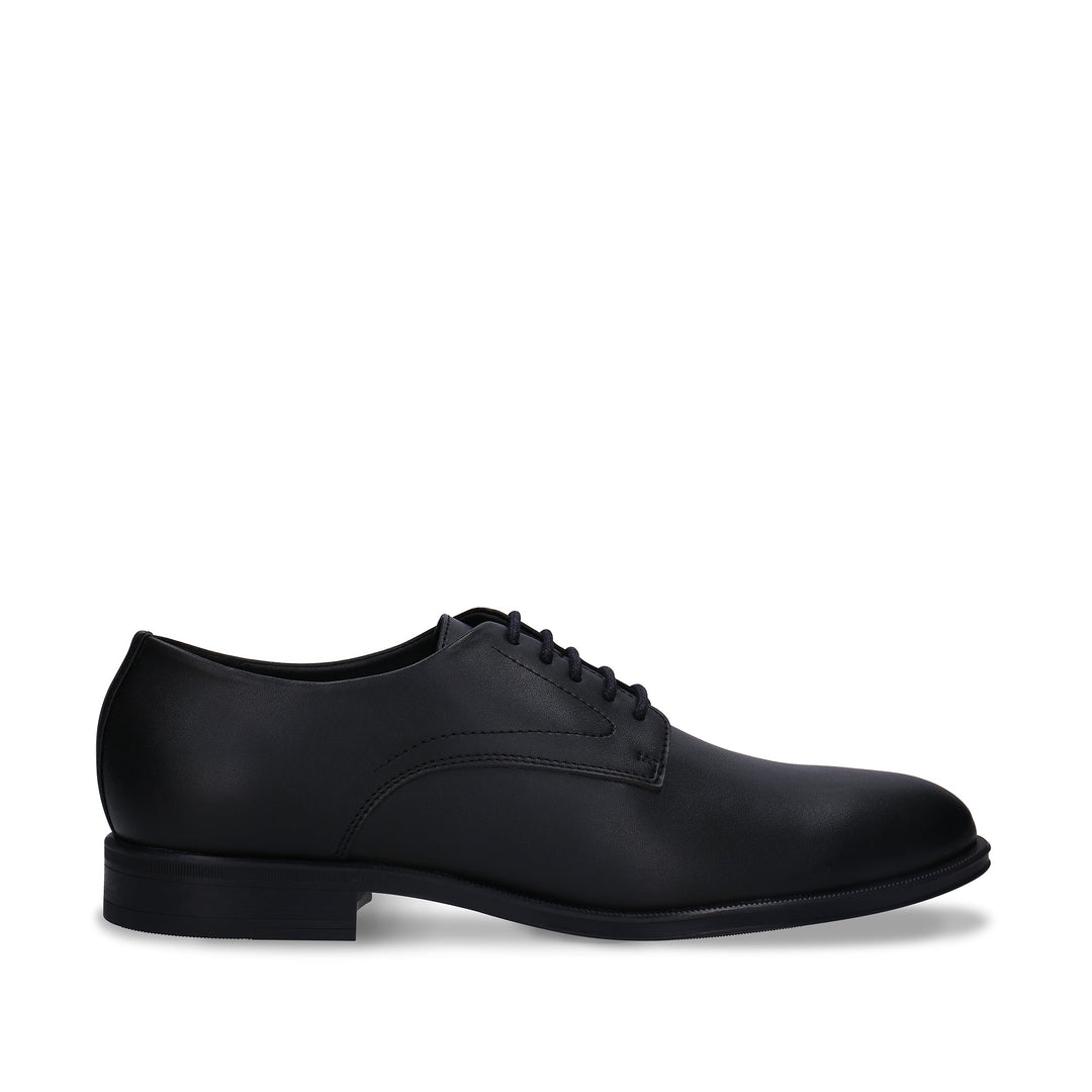 black vegan shoes derby dress elegant NAE