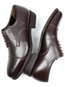 derbies pour homme en cuir vegan marron