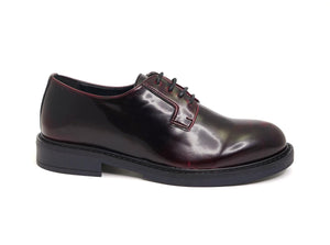 derbies vegan femme bordeaux