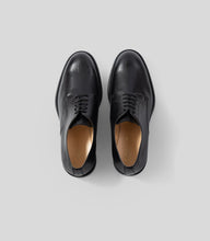 Charger l&#39;image dans la galerie, derbies noires en cuir vegan