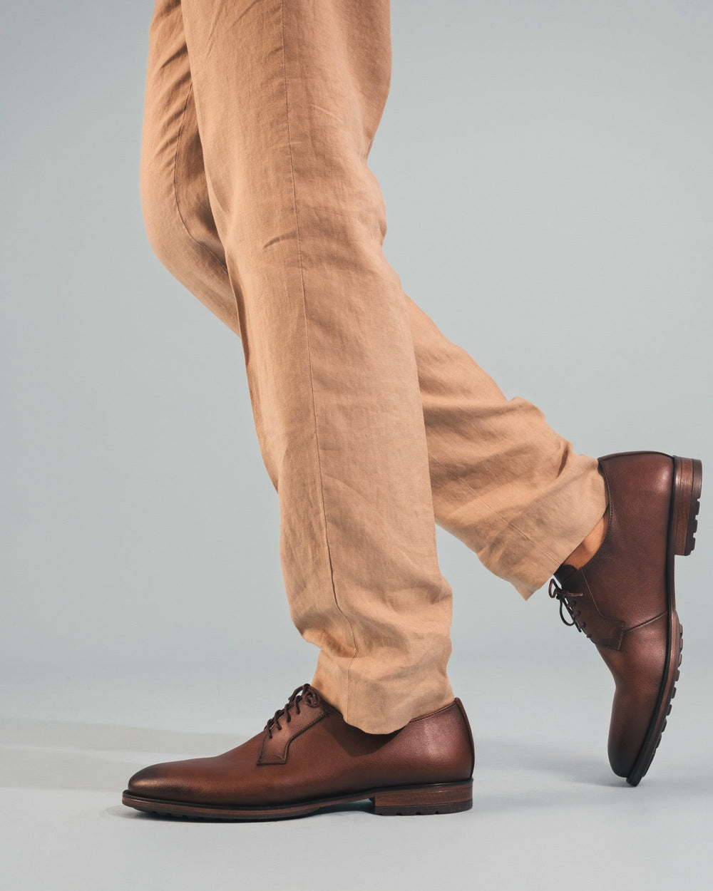 Derbies vegan homme marron