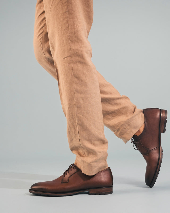 Derbies vegan homme marron