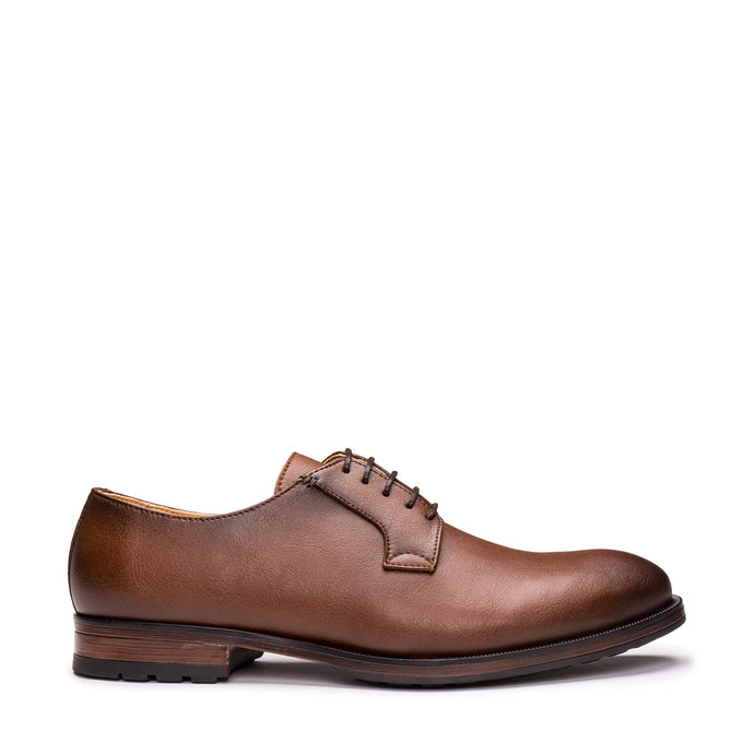 derbies vegan homme marron