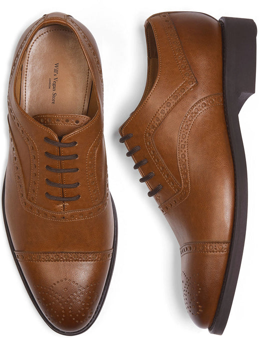 derbies vegan homme marron