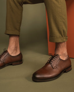 derbies marron homme vegan
