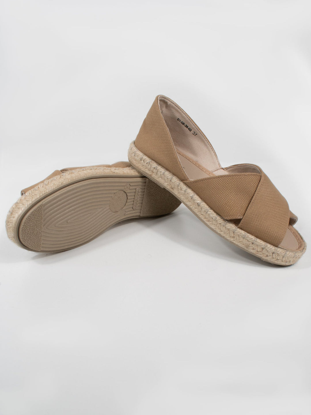 espadrilles vegan en toile recyclée blanche