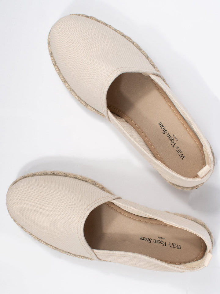 espadrilles blanche vegan