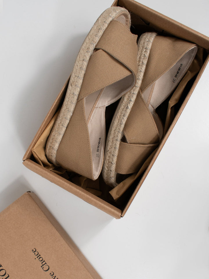 espadrilles vegan en toile recyclée 