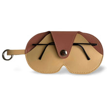 Load image into Gallery viewer, Etui à lunettes en cuir  vegan de pomme