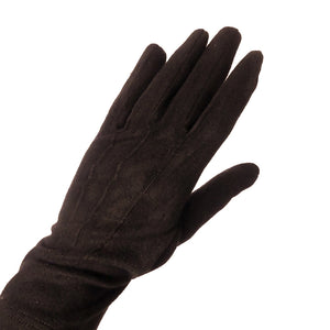 gants marron foncé