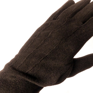 gants marron foncé