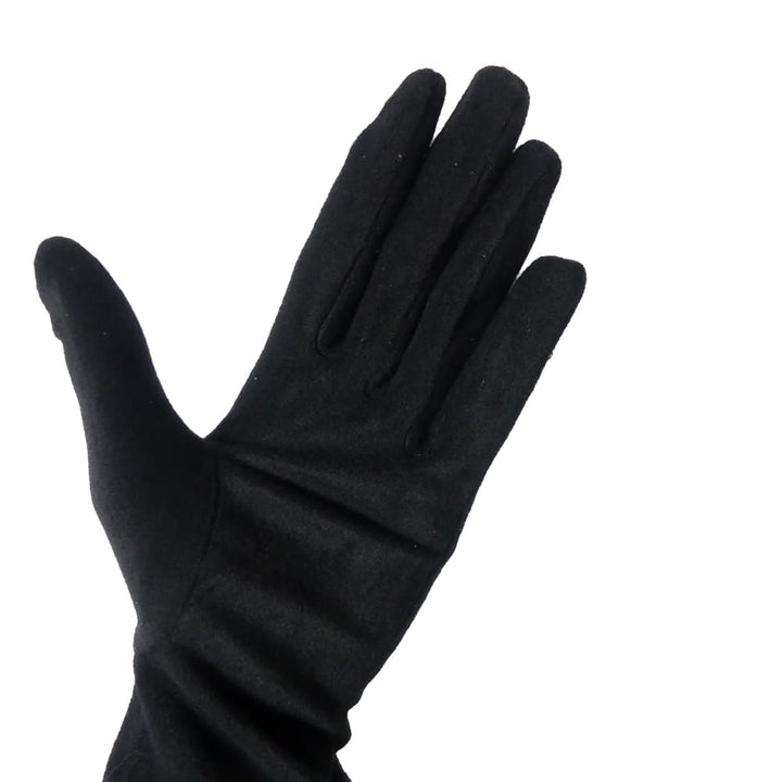 Gant vegan en polaire noir homme