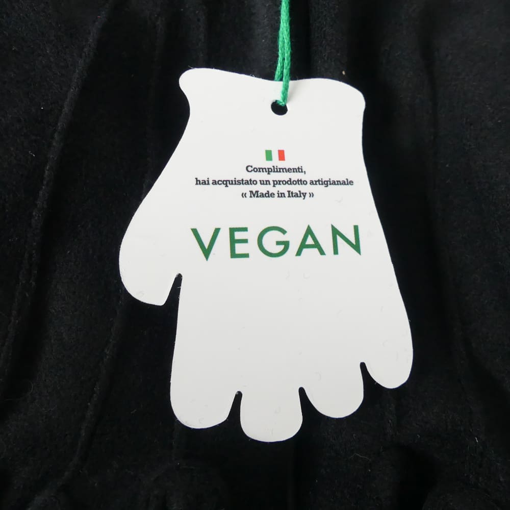 Gant vegan en polaire noir homme