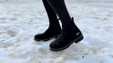 Load image into Gallery viewer, Crossover Hemp Chelsea for Men - Black