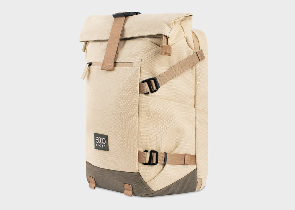 Grand sac à dos de voyage en chanvre écologique