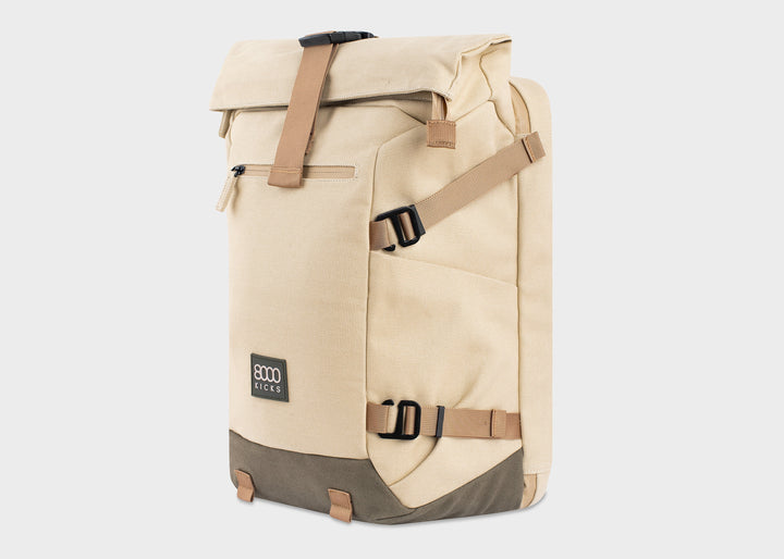 Grand sac à dos de voyage en chanvre écologique