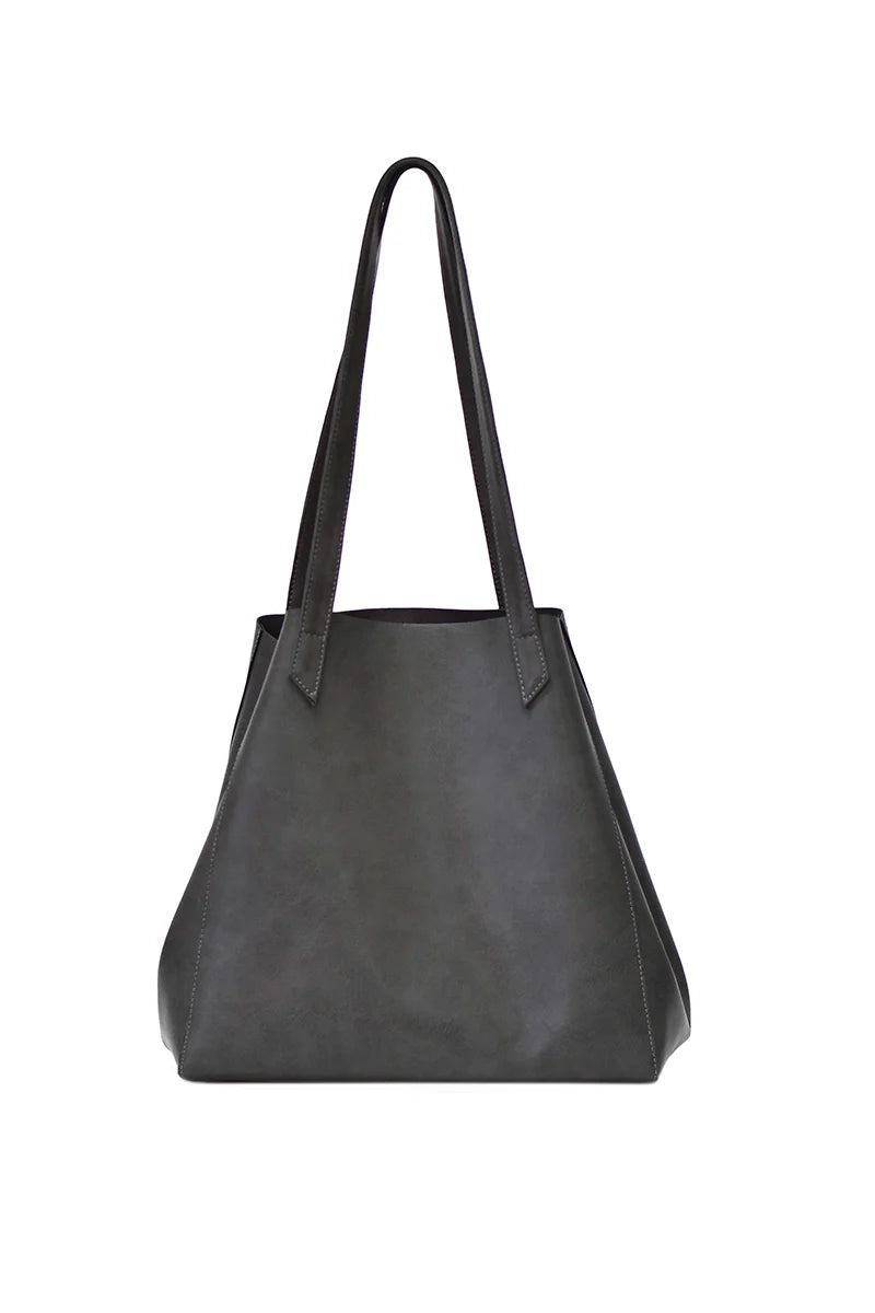 grand sac gris vegan