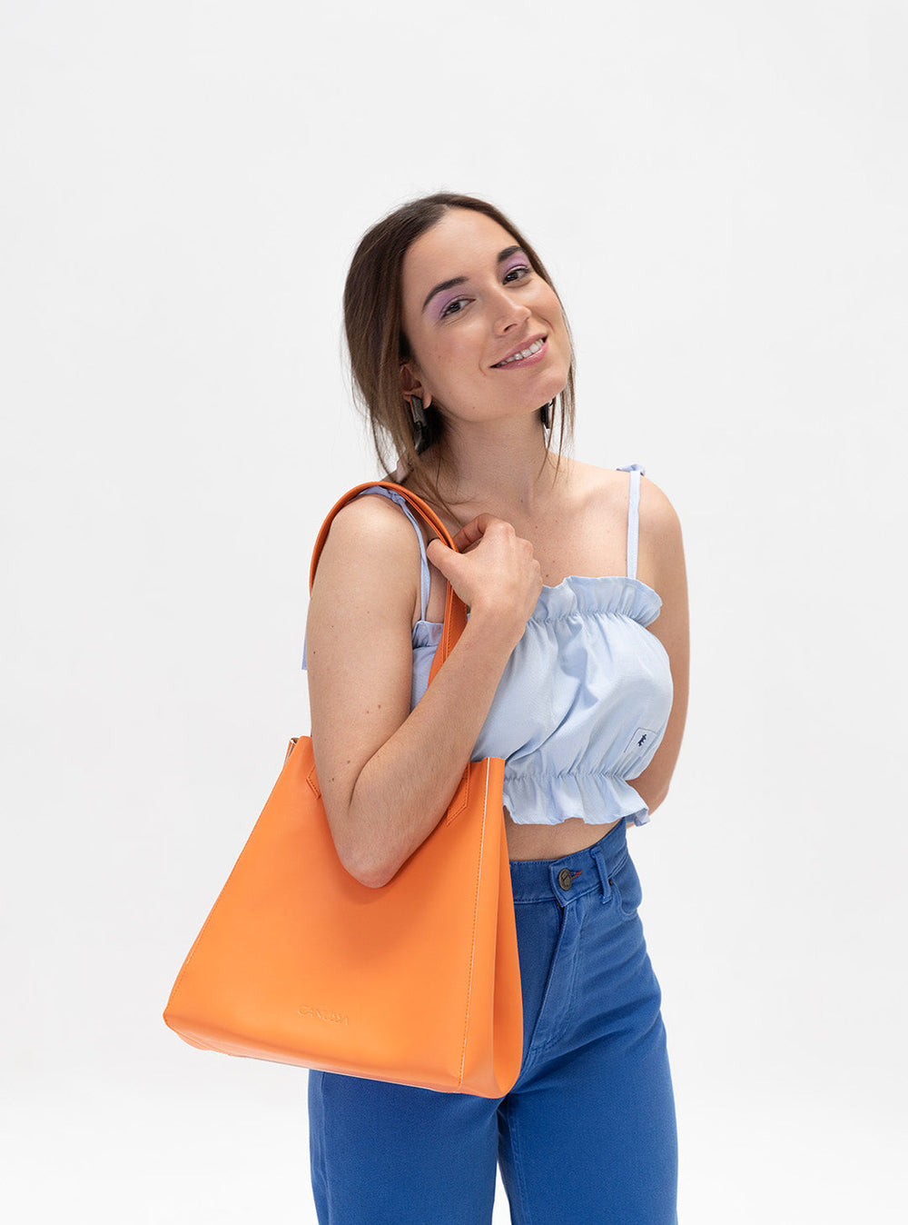 sac vegan orange