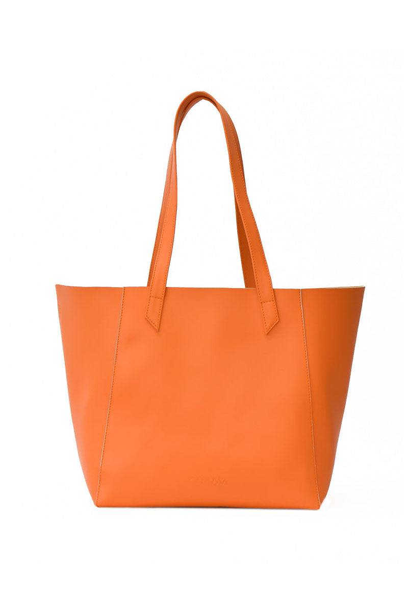 grand sac vegan orange