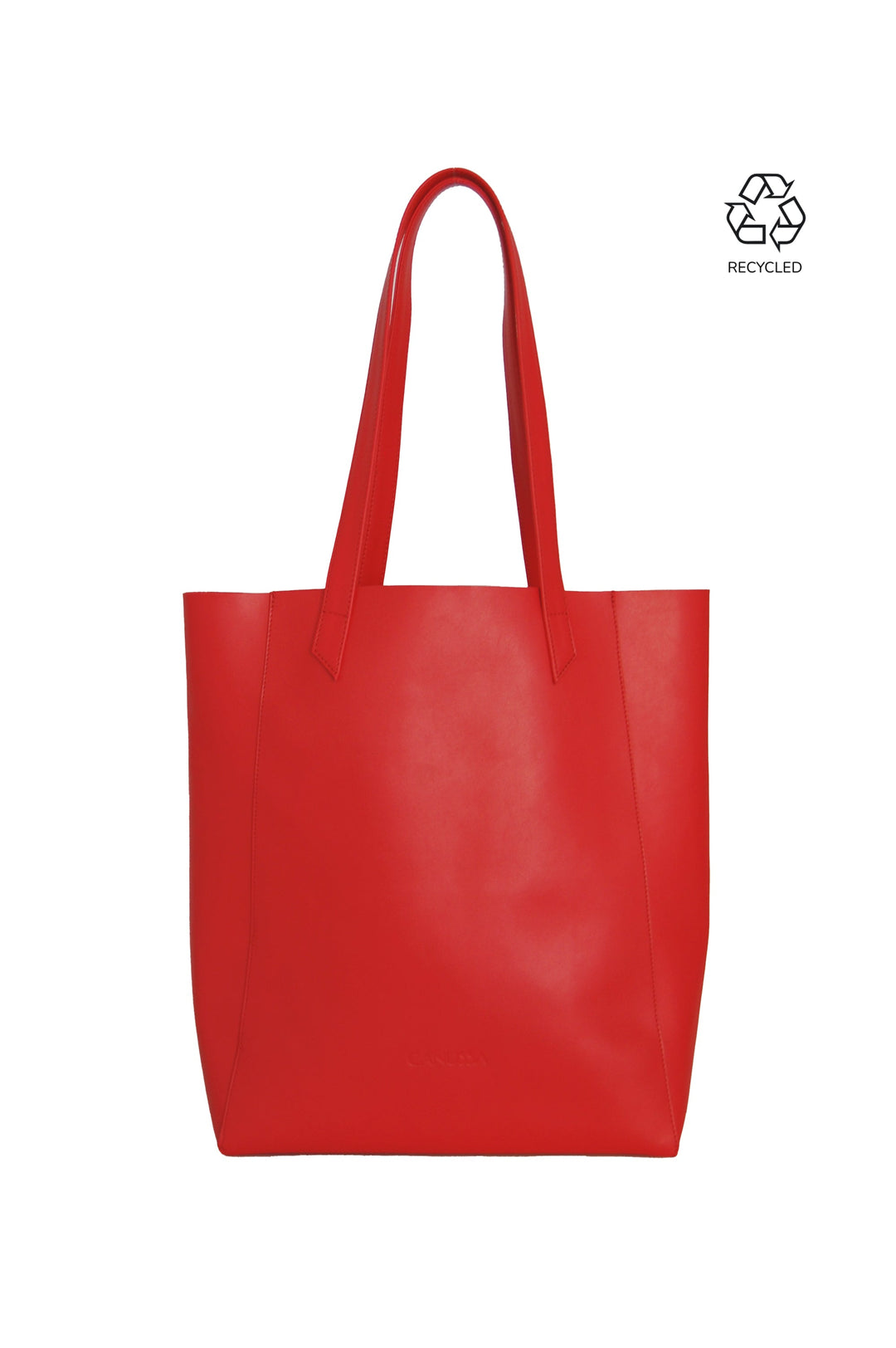 grand sac vegan rouge