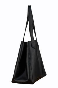grand sac cabas noir vegan